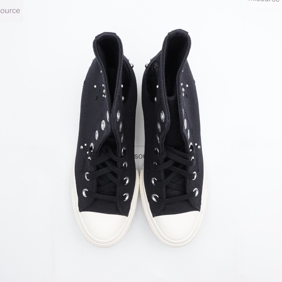 NEW Size 8 Women's Converse Chuck Taylor All Star Wedge Hi Sneakers A12514C - Picture 5 of 9